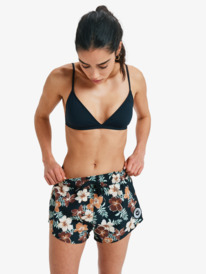 0 No Bad Waves Printed 2" - Boardshort voor Dames Brown ERJBS03332 Roxy