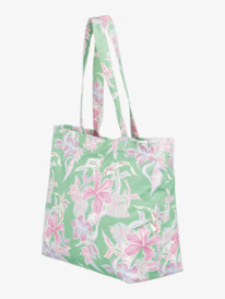 2 Hibiscus Island - Bolsa de tela grande para Mujer Verde ERJBT03420 Roxy