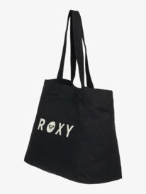 3 Go For It - Bolsa de playa con asas para mujer Negro ERJBT03427 Roxy