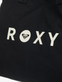 4 Go For It - Bolsa de playa con asas para mujer Negro ERJBT03427 Roxy