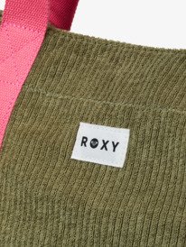 4 True Color - Draagtas van ribfluweel voor Dames Green ERJBT03450 Roxy