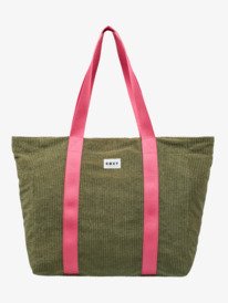 1 True Color - Draagtas van ribfluweel voor Dames Green ERJBT03450 Roxy