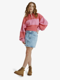 2 Rain Mini Skirt Beau Blue - Mini Denim Skirt for Women Blue ERJDK03038 Roxy