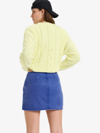 3 Chloe Kim - Minifalda estilo motociclista para mujer Violeta ERJDK03041 Roxy