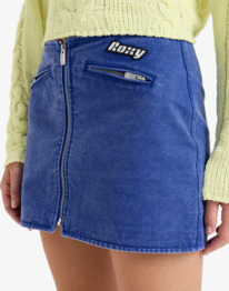 5 Chloe Kim - Minifalda estilo motociclista para mujer Violeta ERJDK03041 Roxy