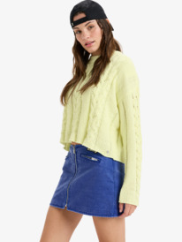 1 Chloe Kim - Minifalda estilo motociclista para mujer Violeta ERJDK03041 Roxy