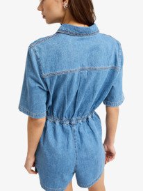 6 Real Tomorrow - Salopette courte pour Femme Bleu ERJDO03007 Roxy