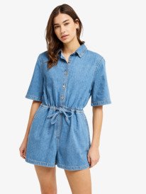 0 Real Tomorrow - Salopette courte pour Femme Bleu ERJDO03007 Roxy