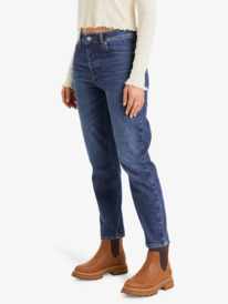 1 Patti Straight Mid - Straight Denim Jeans for Women Blue ERJDP03310 Roxy