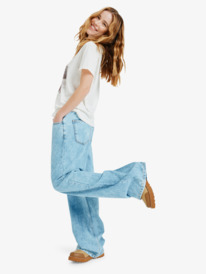 2 Stunning View Beau Blue - Relaxed Joggers for Women Blue ERJDP03313 Roxy