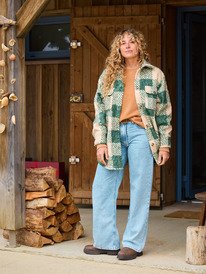 2 Milla Wide Leg Regular Beau - Cropped for Women Blue ERJDP03317 Roxy