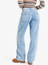 3 Milla Wide Leg Regular Beau - Cropped for Women Blue ERJDP03317 Roxy