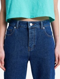 2 Moonrise Long Mid Ocean Blue - Jeans coupe droite pour Femme Bleu ERJDP03320 Roxy