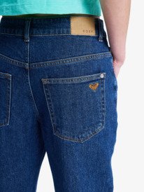 3 Moonrise Long Mid Ocean Blue - Jeans coupe droite pour Femme Bleu ERJDP03320 Roxy