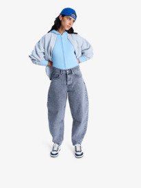 0 Barreled Babe High Lava - Jeans barrel fit pour Femme Noir ERJDP03322 Roxy