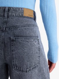 3 Barreled Babe High Lava - Jeans barrel fit pour Femme Noir ERJDP03322 Roxy