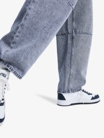 4 Barreled Babe High Lava - Jeans barrel fit pour Femme Noir ERJDP03322 Roxy