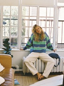 2 Cloudbreak Mid Sandbar - Jeans met barrel fit voor Dames Beige ERJDP03324 Roxy