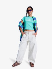 4 Cloudbreak Mid Sandbar - Jeans barrel fit pour Femme Beige ERJDP03324 Roxy