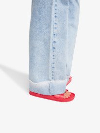 6 Coco Low Sunbleached - Loose Fit Denim Jeans for Women Blue ERJDP03325 Roxy