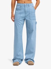 0 Howlin Rails - Jeans met hoge taille voor Dames White ERJDP03326 Roxy