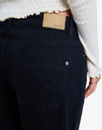 5 Minsk Coral Eclipse - Cropped Jeans for Women Black ERJDP03333 Roxy