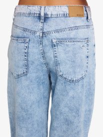 15 Dawn Patrol Mid Sunbleached - Loose Fit Denim Jeans for Women Blue ERJDP03340 Roxy