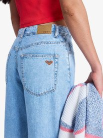 2 Dawn Patrol Mid Sunbleached - Jeans à coupe ample pour Femme Bleu ERJDP03340 Roxy