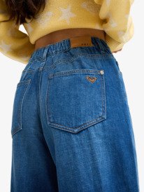 6 Coast Kiss - Loose Fit Jeans for Women Blue ERJDP03351 Roxy