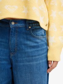1 Coast Kiss - Loose Fit Jeans for Women Blue ERJDP03351 Roxy