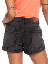 4 Call Me Back Black - Denim Short voor Dames  ERJDS03273 Roxy