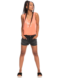 3 Call Me Back Black - Denim Short voor Dames  ERJDS03273 Roxy