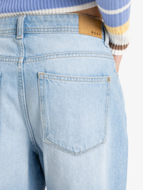 8 Authentic Story - Bermuda-Jeansshorts für Frauen Blau ERJDS03330 Roxy