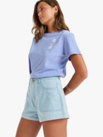 1 Vibrant Community - Denim-Shorts für Frauen Blau ERJDS03334 Roxy