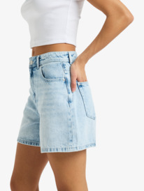 3 Morning Splendour - Bermuda en jean pour Femme Bleu ERJDS03337 Roxy