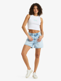 4 Morning Splendour - Bermuda en jean pour Femme Bleu ERJDS03337 Roxy