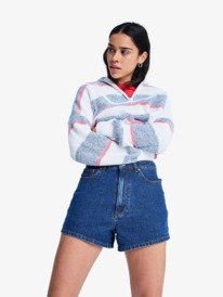 0 Offshore Mid Ocean Blue - Denim-Shorts f&uuml;r Frauen Blau ERJDS03343 Roxy