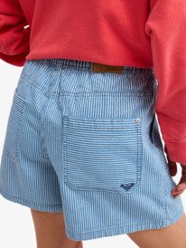 5 Stay Wavy Mid - Denim Shorts for Women White ERJDS03345 Roxy