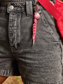 1 Island Hopper High Lava - Bermuda in denim da Donna Black ERJDS03347 Roxy