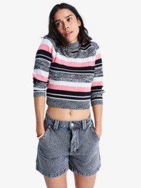 0 Island Hopper High Lava - Denim Shorts for Women Black ERJDS03347 Roxy