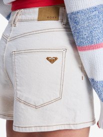3 Offshore Mid Sandbar - Denim Short voor Dames Beige ERJDS03350 Roxy
