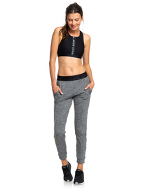 0 Into The Spotlights - Pantalon de jogging droit pour Femme Noir ERJFB03234 Roxy