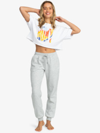 3 From Home - Joggers for Women Grey ERJFB03396 Roxy