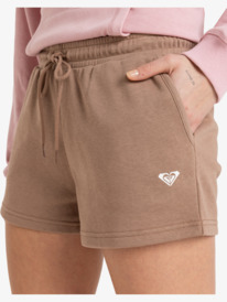 2 Surf Stoked - Short met elastische taille voor Dames Brown ERJFB03416 Roxy