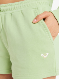 4 Surf Stoked - Short à taille élastique pour Femme Vert ERJFB03416 Roxy