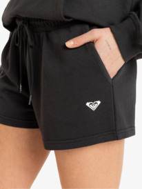 2 Surf Stoked - Short met elastische taille voor Dames Black ERJFB03416 Roxy