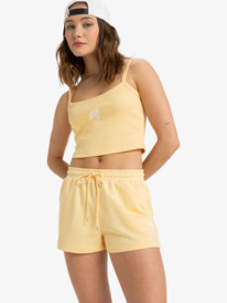 0 Surf Stoked - Short à taille élastique pour Femme Orange ERJFB03416 Roxy