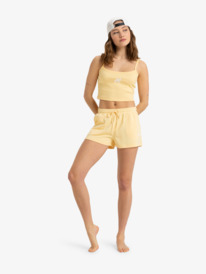 3 Surf Stoked - Short à taille élastique pour Femme Orange ERJFB03416 Roxy