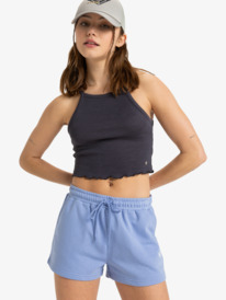 0 Surf Stoked - Short à taille élastique pour Femme Violet ERJFB03416 Roxy