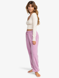 4 Oasis Haze  - Elastic Waist Pants for Women Purple ERJFB03443 Roxy